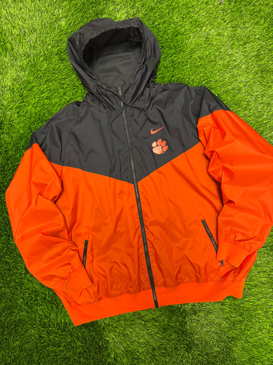 Clemson University Nike Full Zip Windbreaker (XXL)
