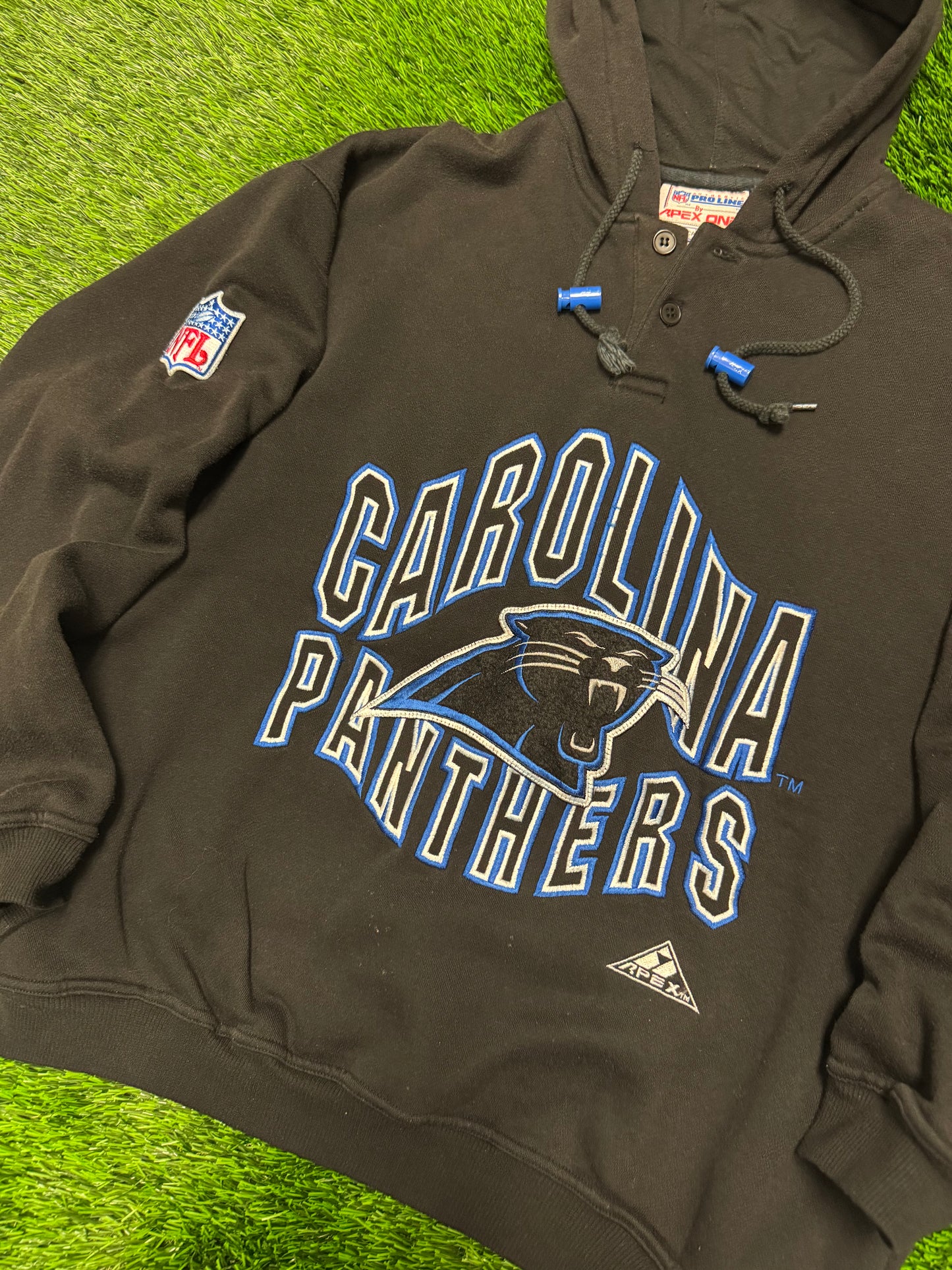 90s Carolina Panthers Apex Hoodie (L)