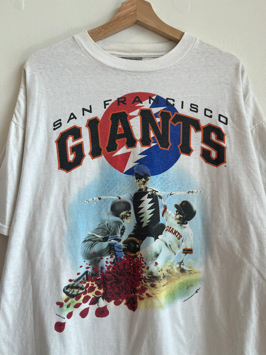 1995 San Francisco Giants Grateful Dead Music Tee (XXL)
