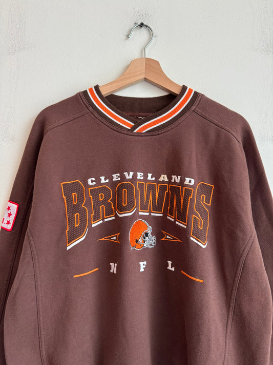 00s Cleveland Browns Lee Embroidered Crewneck (L)