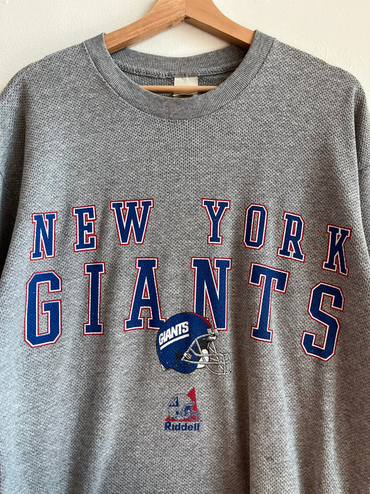 90s New York Giants Waffle Knit Tee (M)