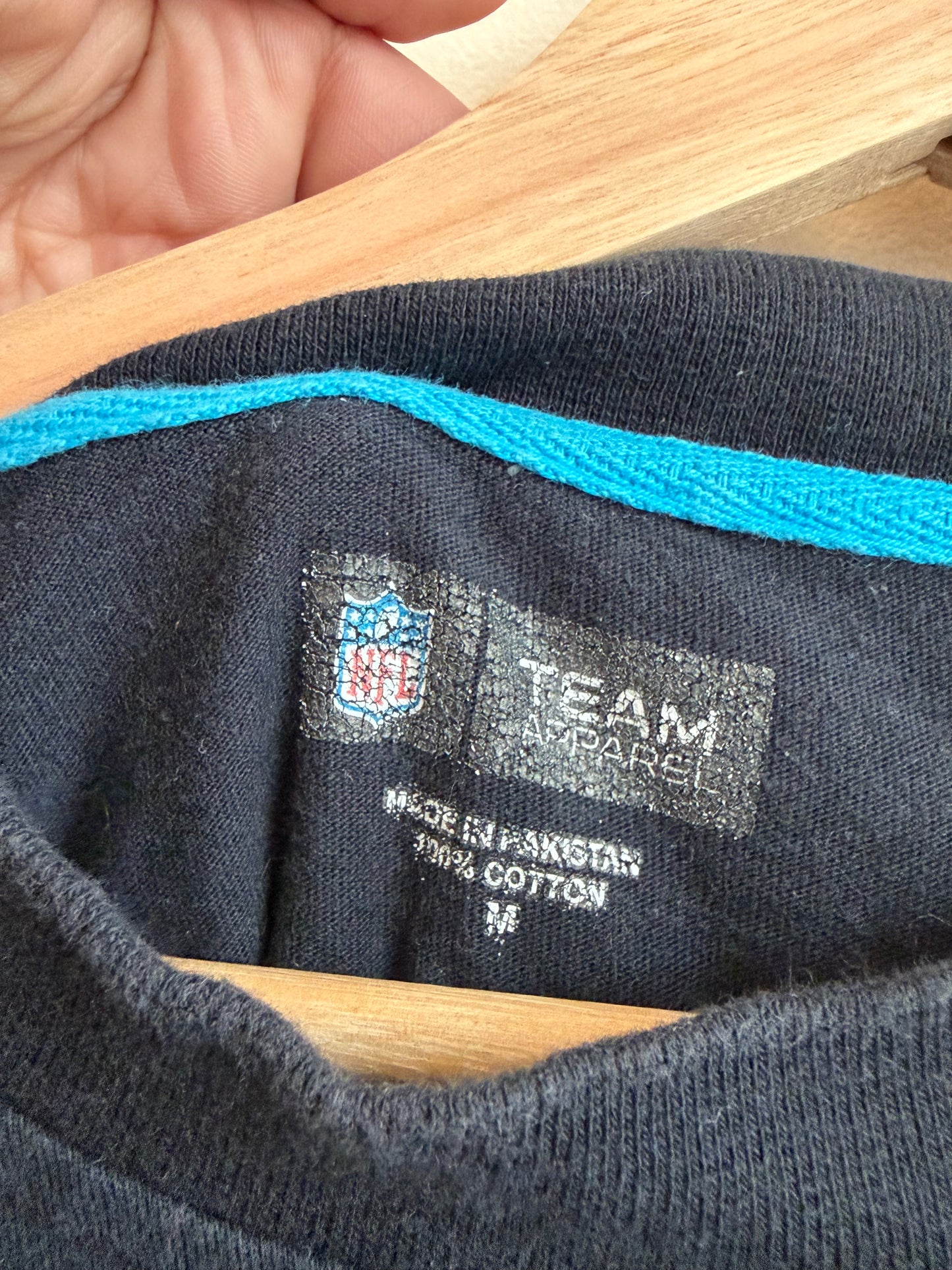 00s Carolina Panthers Cat Scratch Long Sleeve Shirt (M)