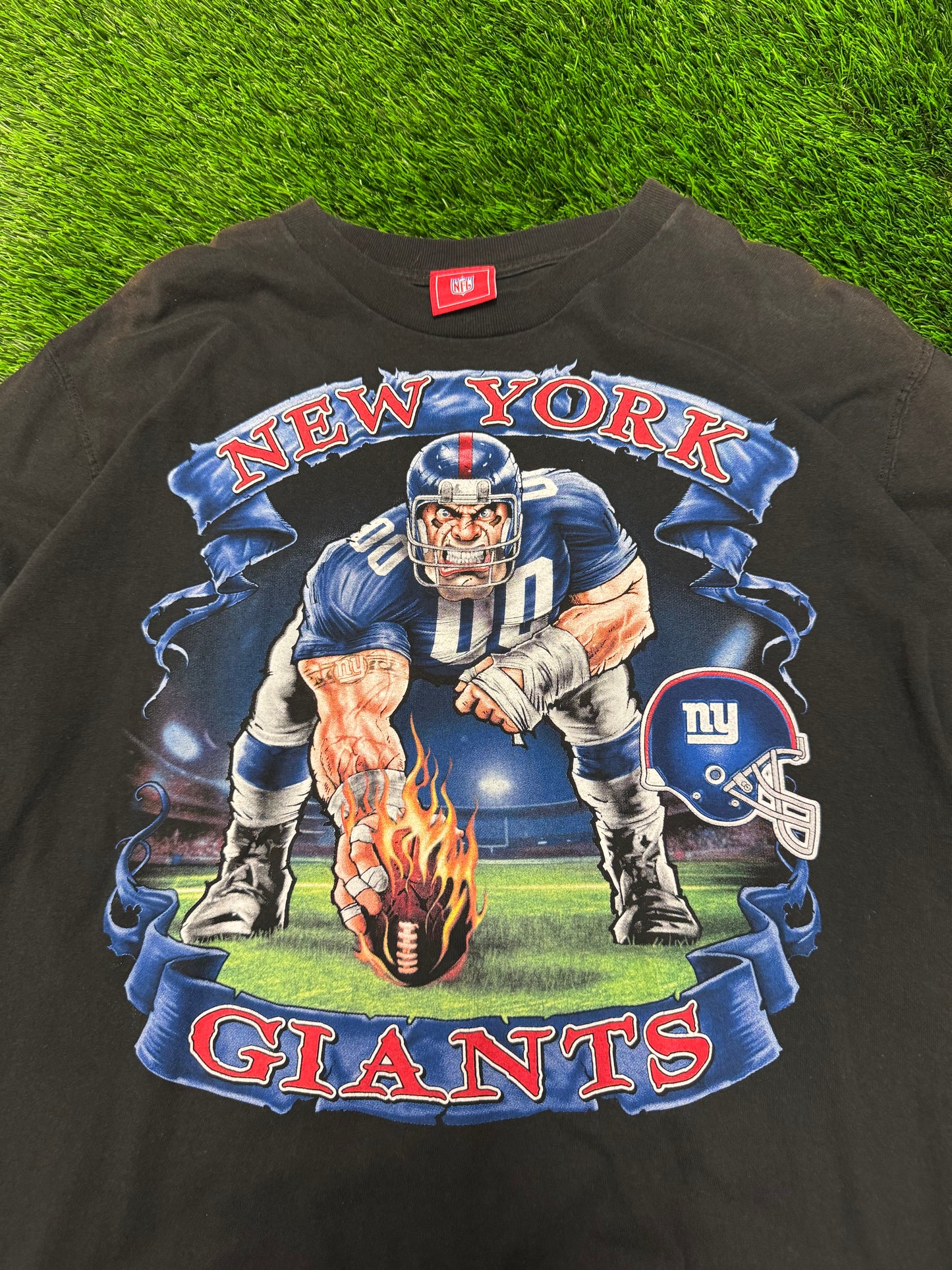 00s NY Giants Angry Center Tee (XL)