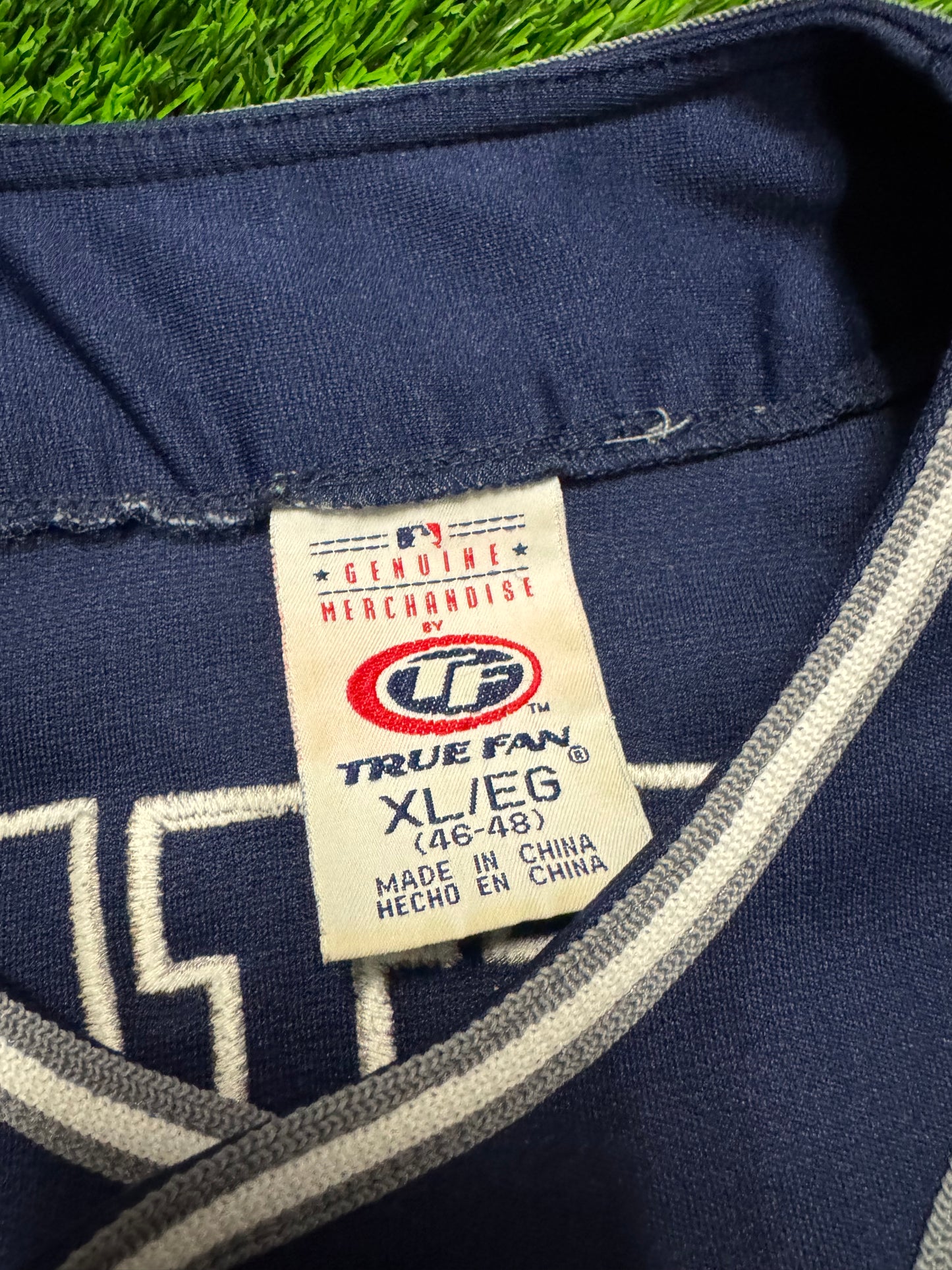 90s New York Yankees Derek Jeter True Fan MLB Baseball Jersey (XL)