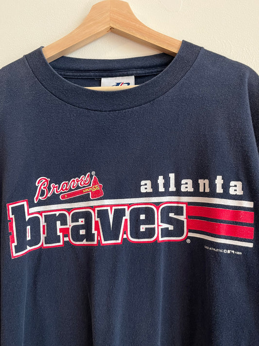 1999 Atlanta Braves Logo Athletics Tee (XXL)