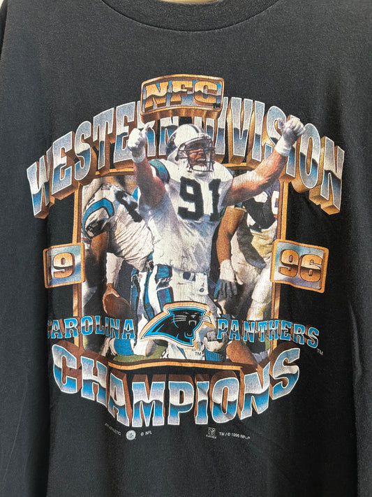 1996 Carolina Panthers Vintage Kevin Green Western Champions Tee (XL)