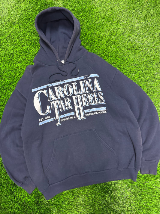 90s University of North Carolina (UNC) Vintage Lee Faded Hoodie (L)