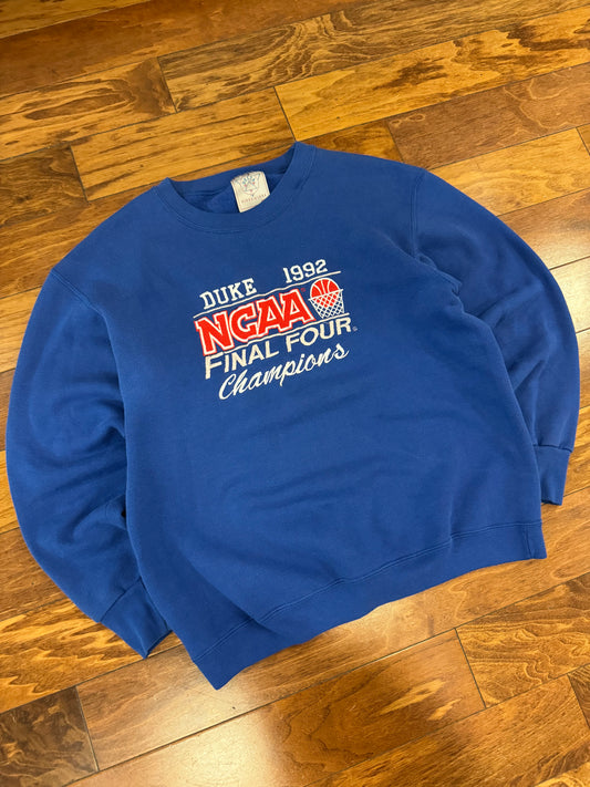 1992 Duke NCAA Final Four Crewneck (L)