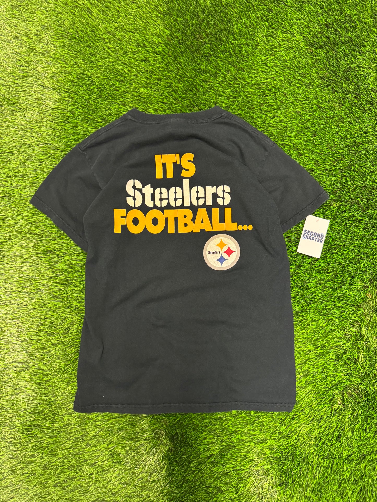 2003 Pittsburgh Steelers Not Just Football Tee (Youth XL)