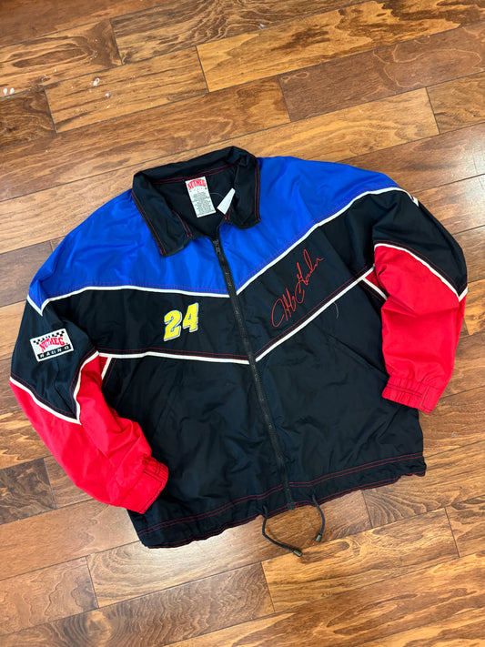 90s Jeff Gordon Nutmeg Nascar Windbreaker (L)