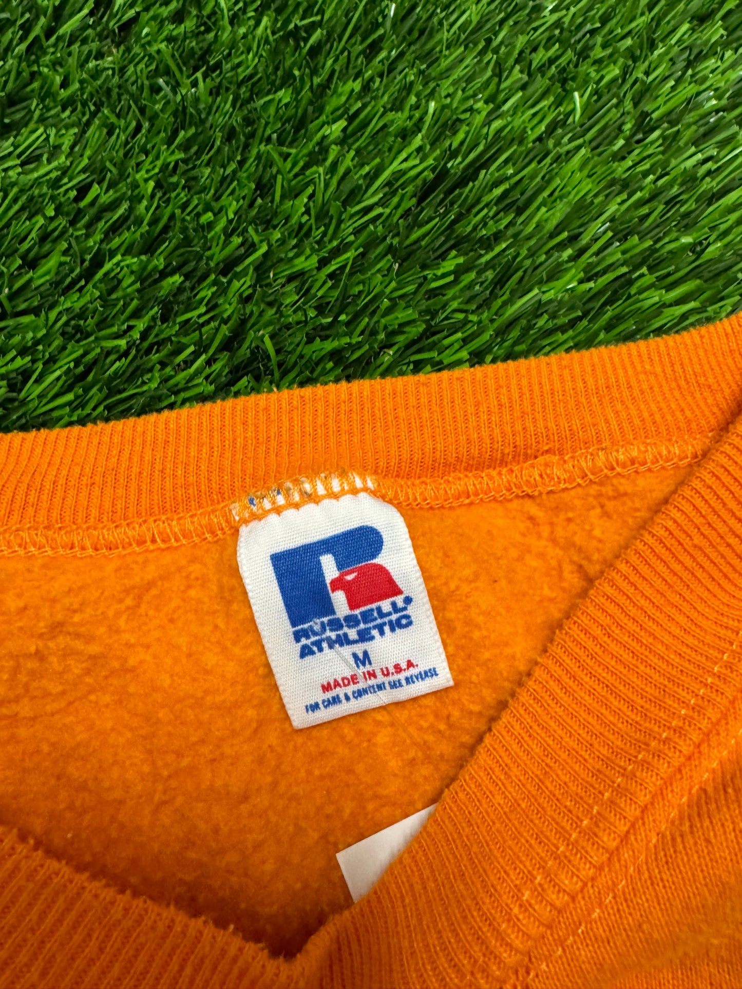 90s University of Tennessee Spell Out Russell Crewneck (M)