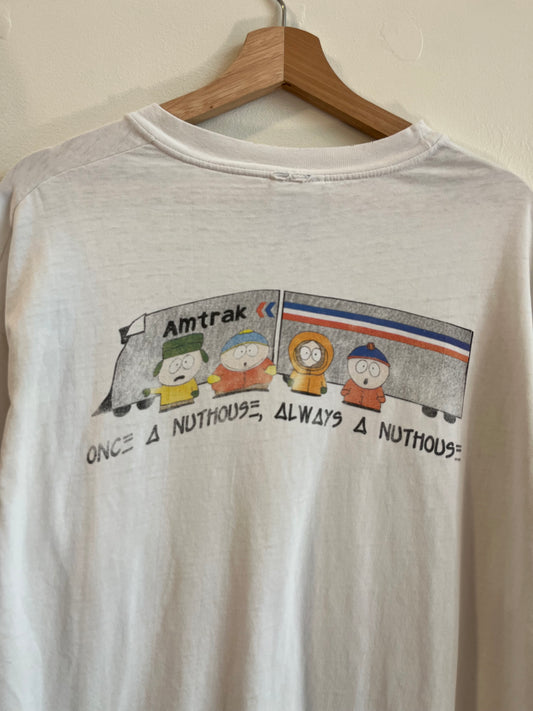 1998 SouthPark Nuthouse Amtrak Parody Tee (XL)