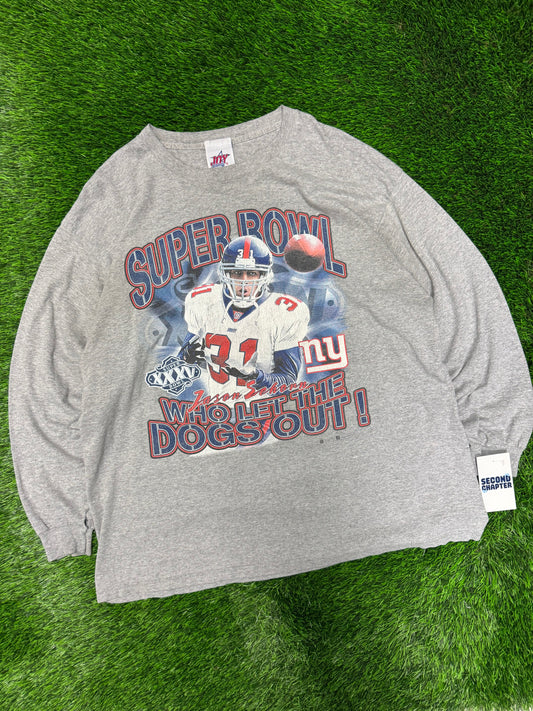 00s NY Giants Jason Sehorn Long Sleeve Shirt (XL)