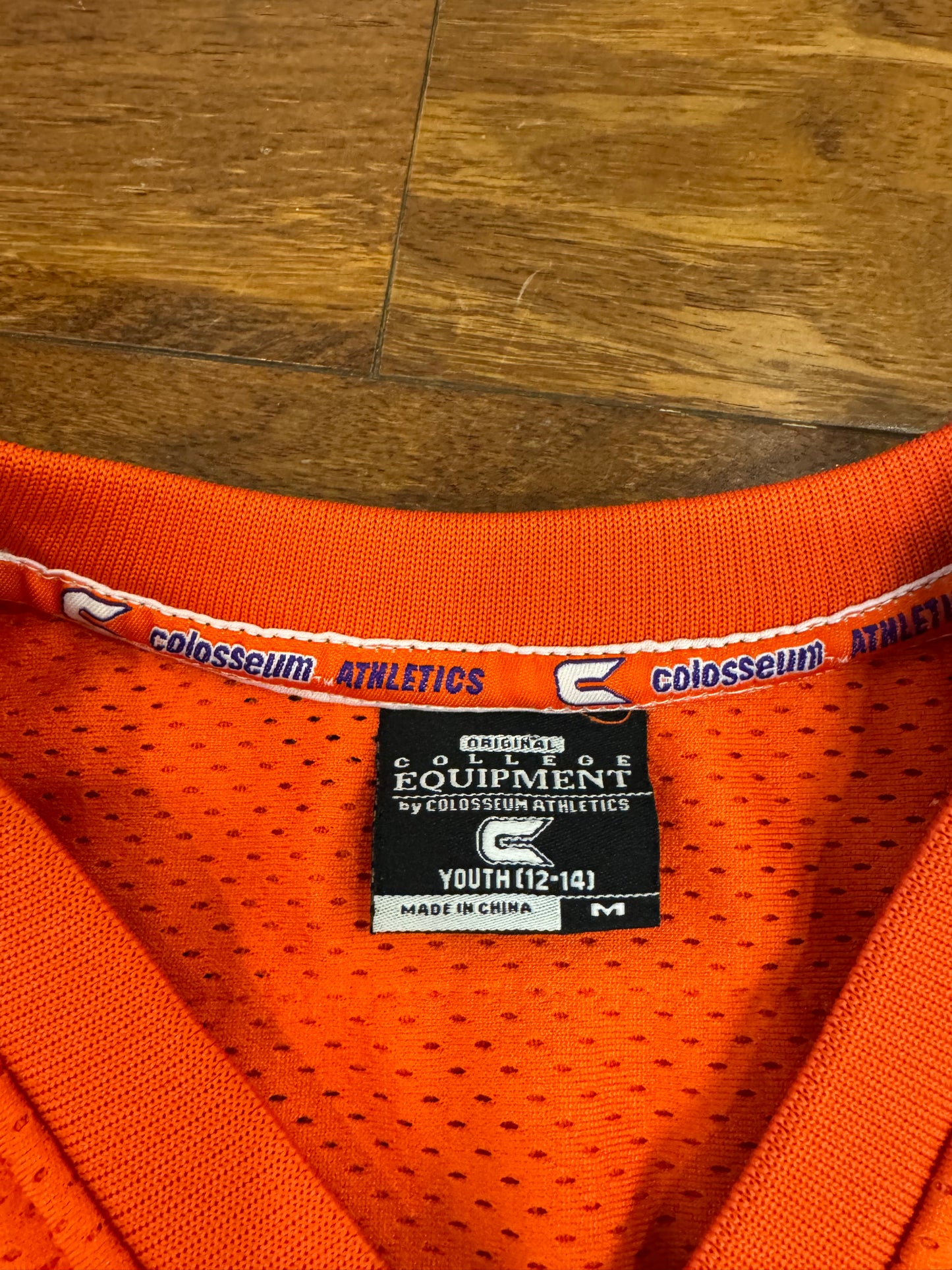 00s Clemson University Colosseum Football Jersey (Youth M)