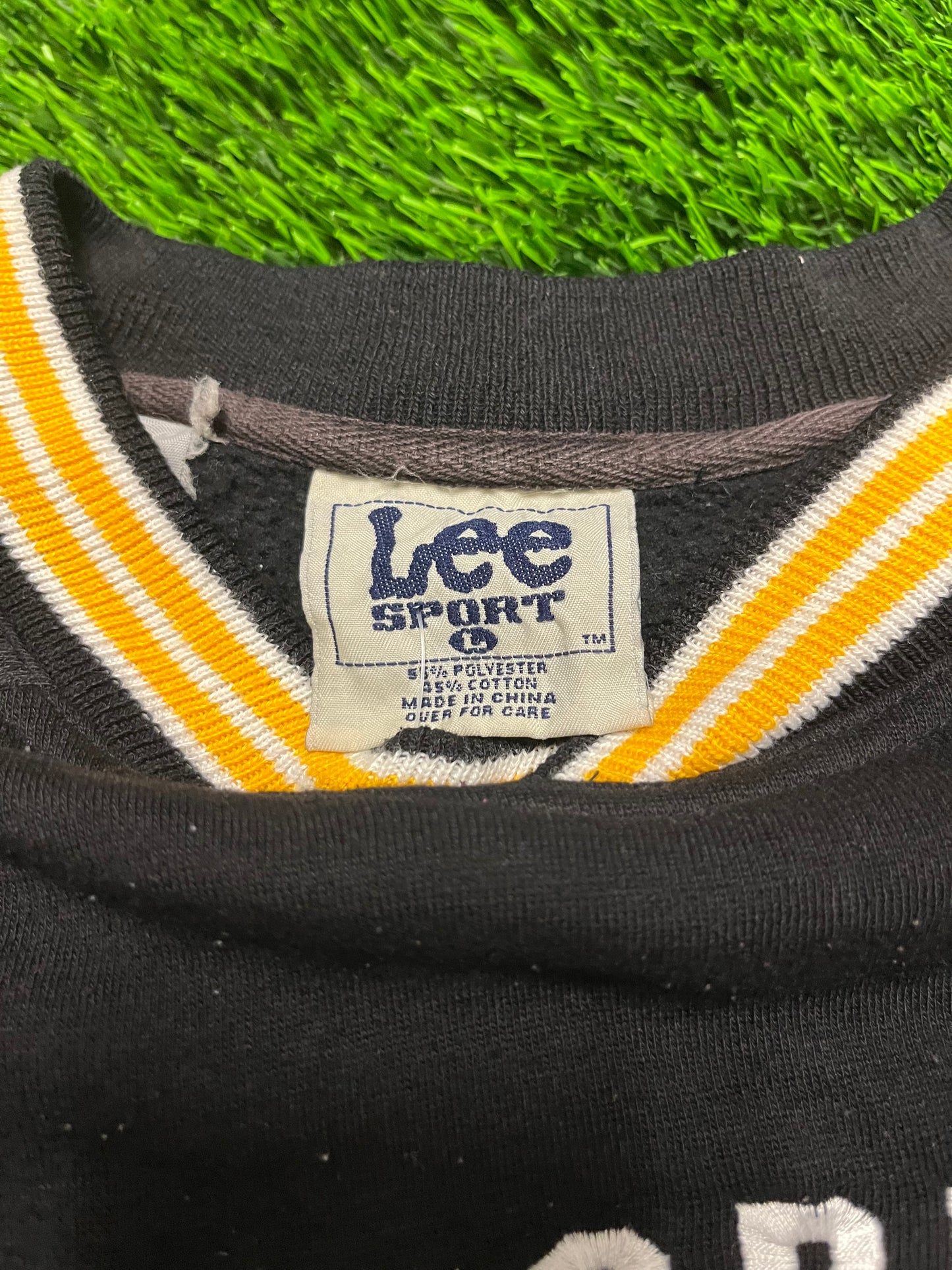 90s Pittsburgh Steelers Embroidered Lee Crewneck (L)