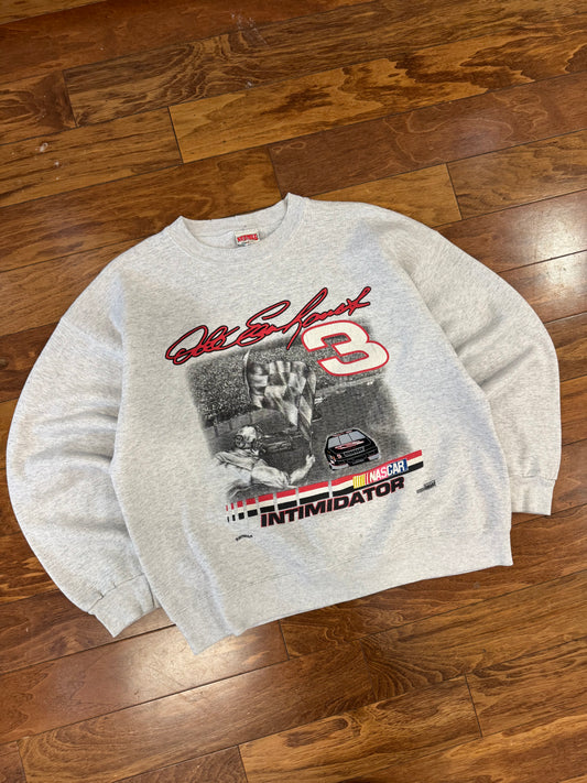 90s Dale Earnhardt Sports Image Graphic Nascar Crewneck (XL)
