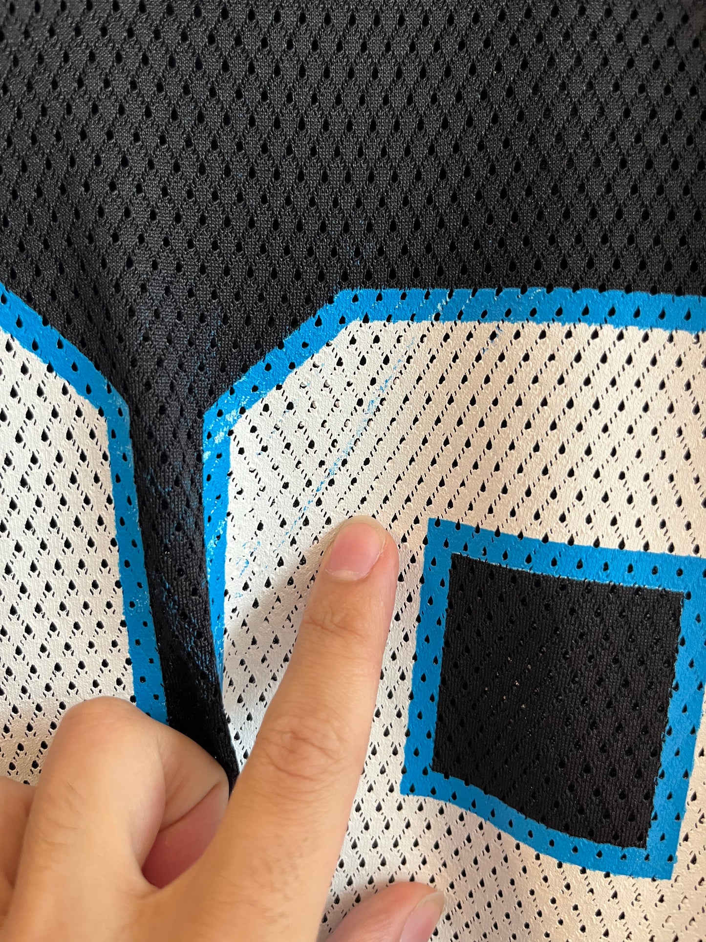 00s Carolina Panthers Jonathan Stewart Home Jersey (M)