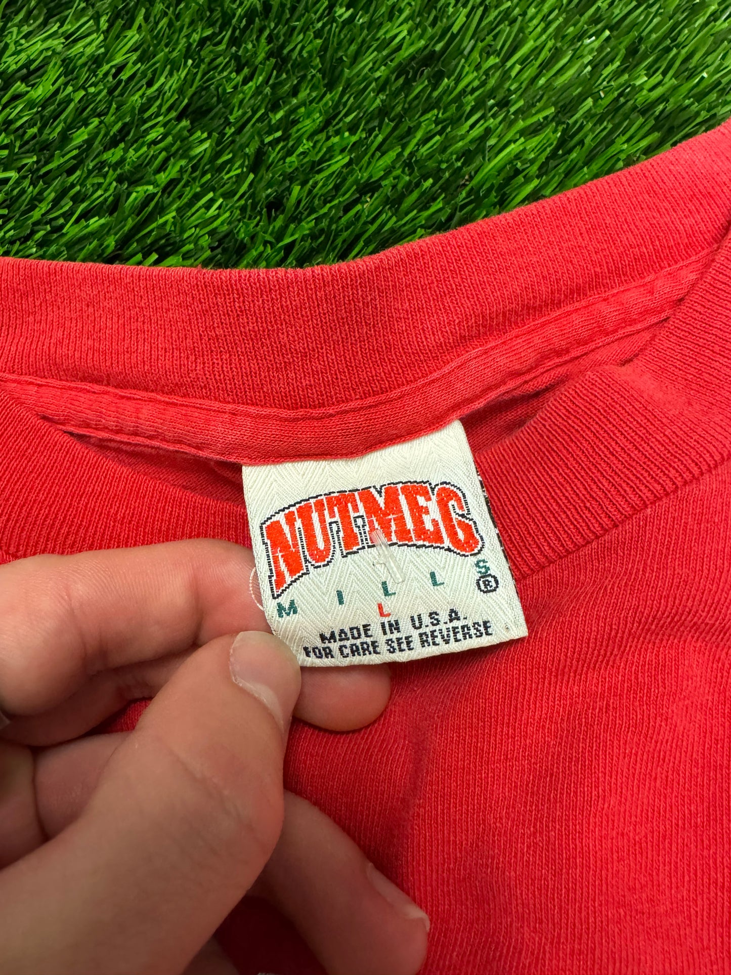 1994 Hickory Crawdads Minor League Breakthrough MLB Nutmeg Vintage Tee (L)