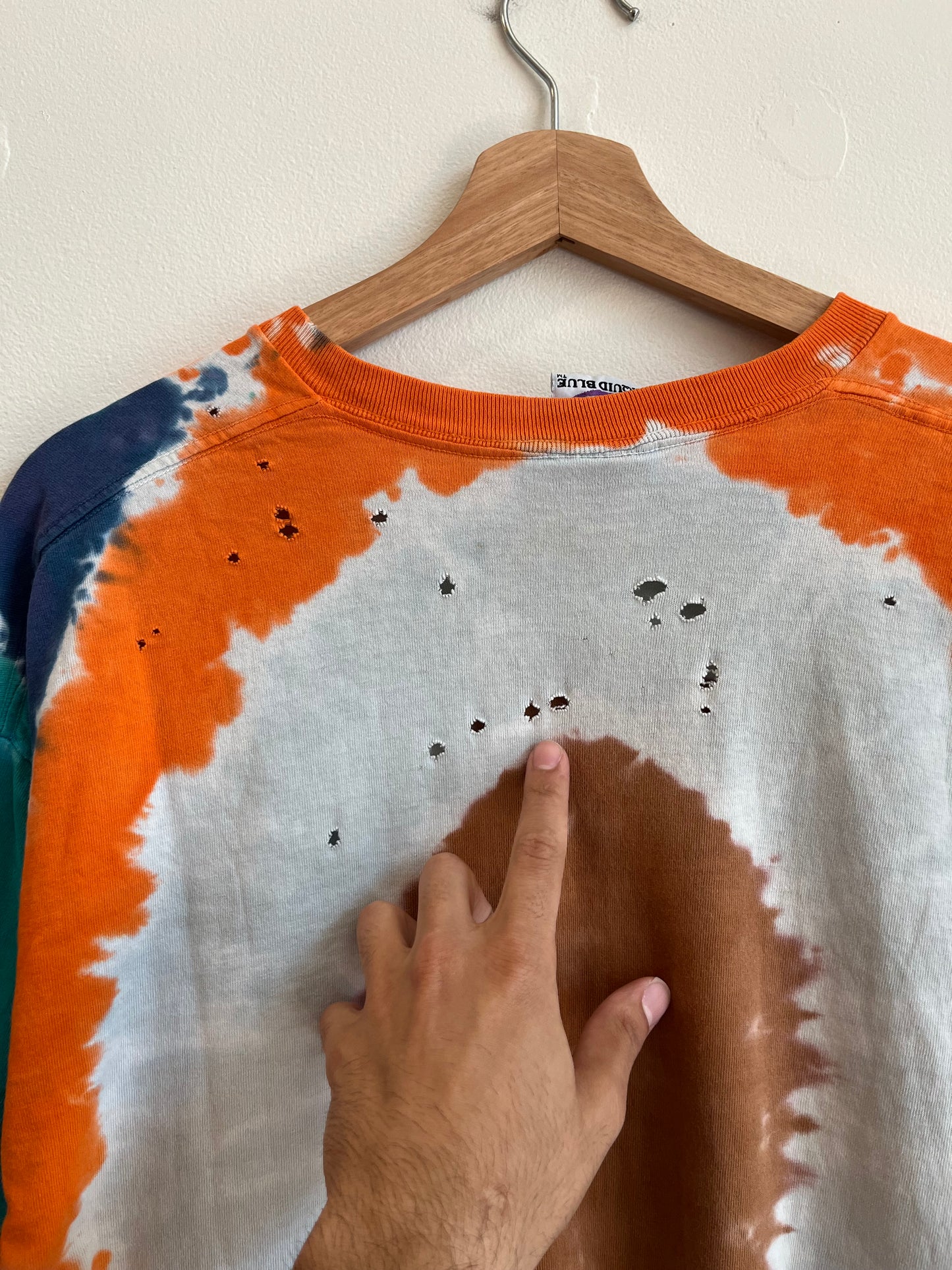 1990s Miami Dolphins Tie Dye Thrashed Tee (XL)