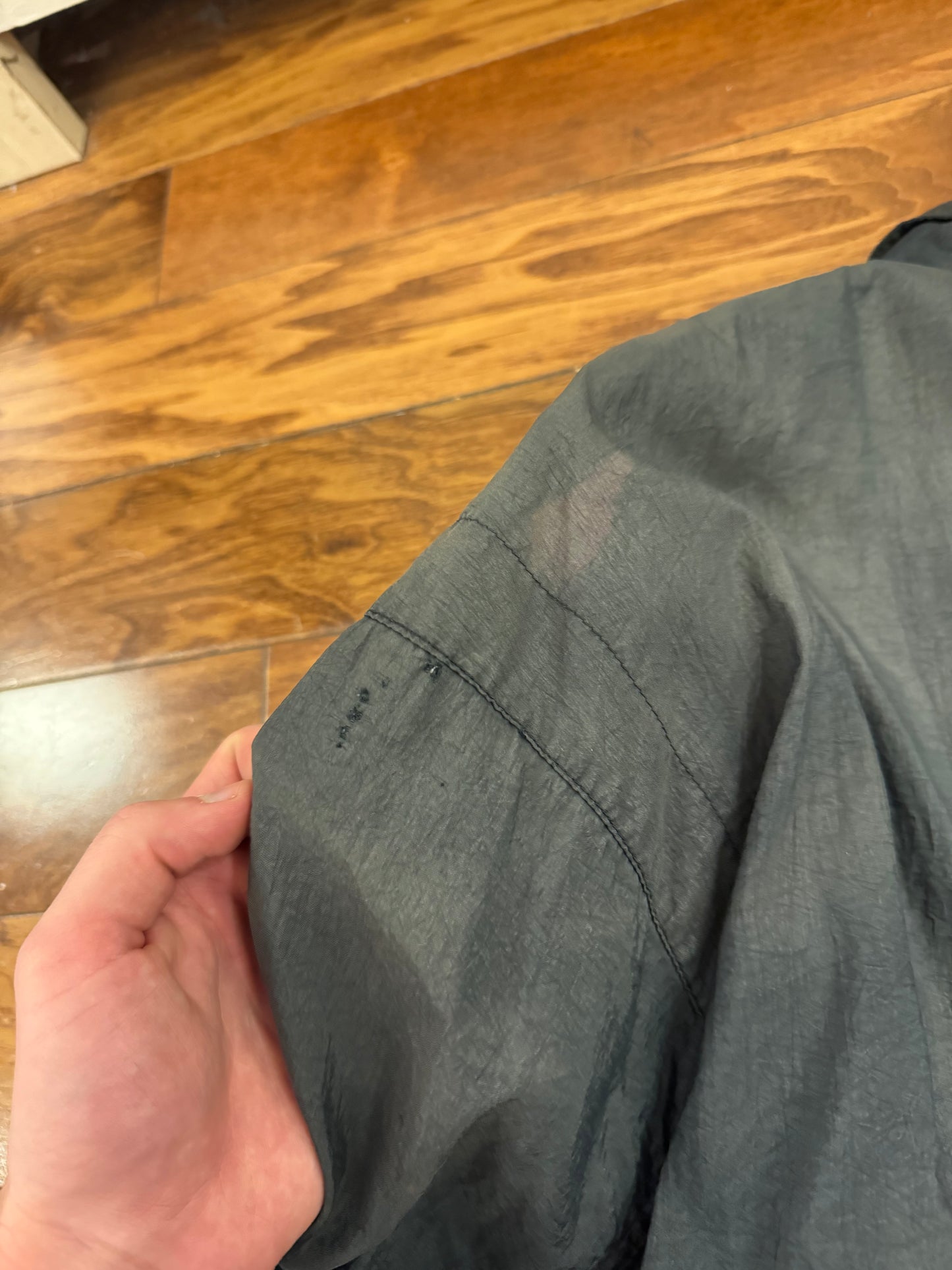 90s Nike Faded Supreme Court Black Windbreaker (XL)