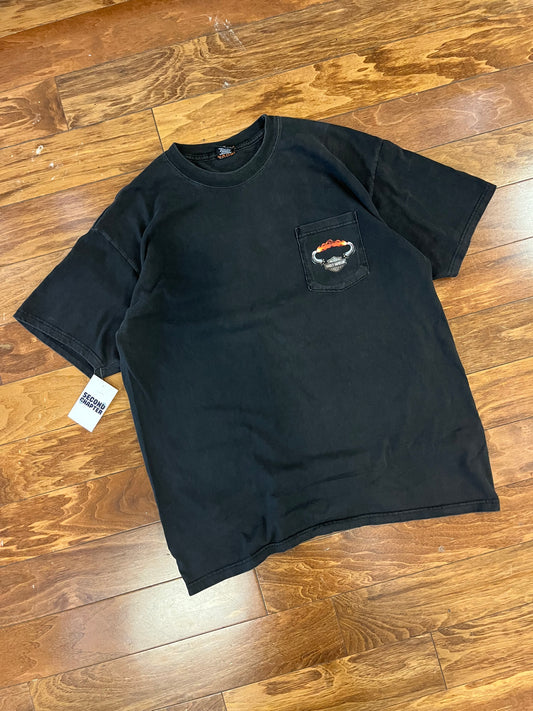 00s Harley Davidson Longhorn Pocket Tee (XL)