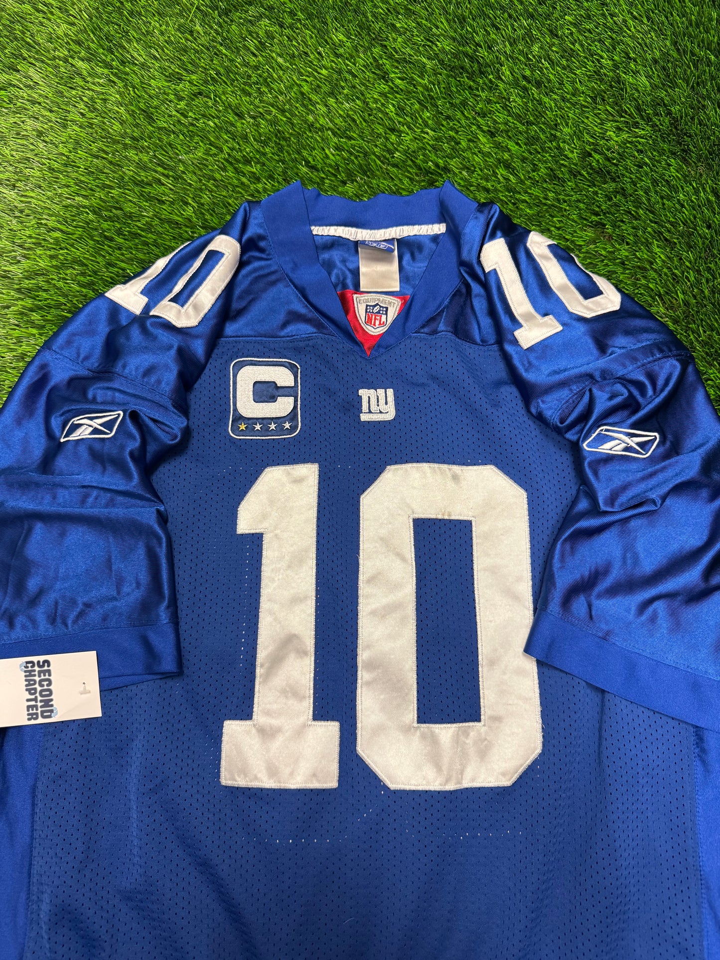 NY Giants Eli Manning #10 Captain Jersey (XXL)
