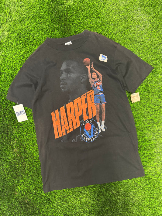 90s Cleveland Cavaliers Ron Harper Deadstock NBA Tee (L)