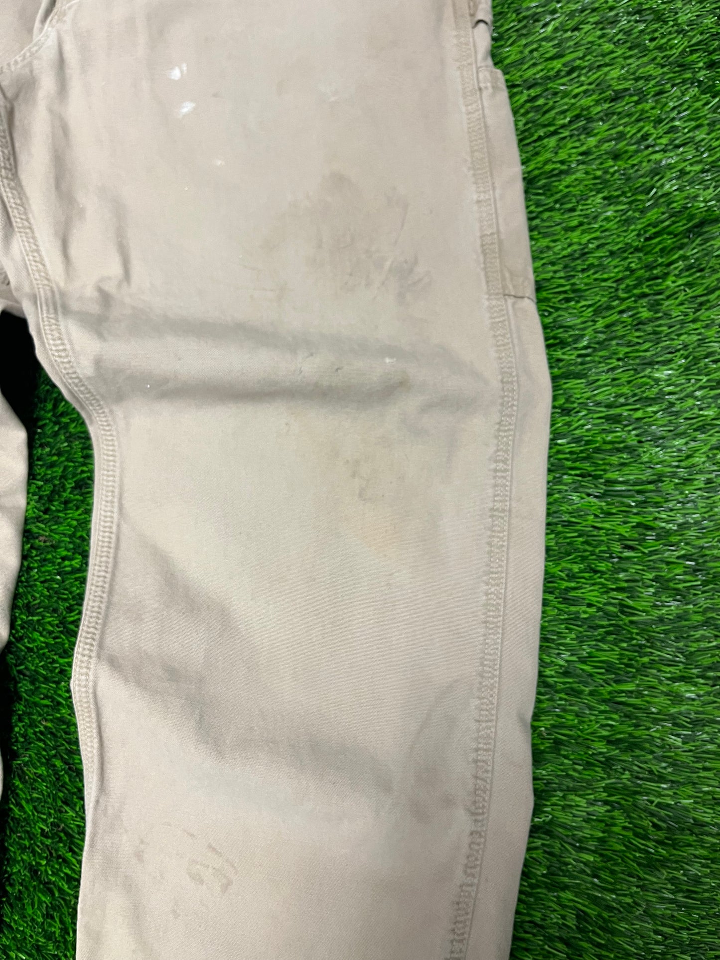 Carhartt Beige Carpenter Workwear Carpenter Pants (36 x 30)