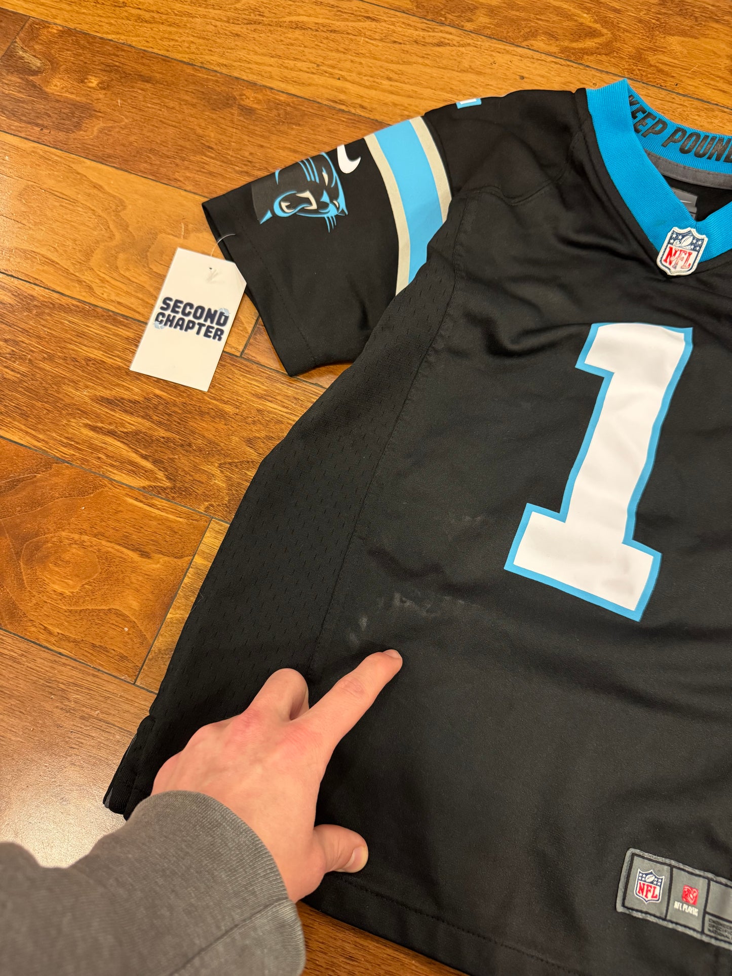 2017 Cam Newton Youth Nike Jersey (Youth S)