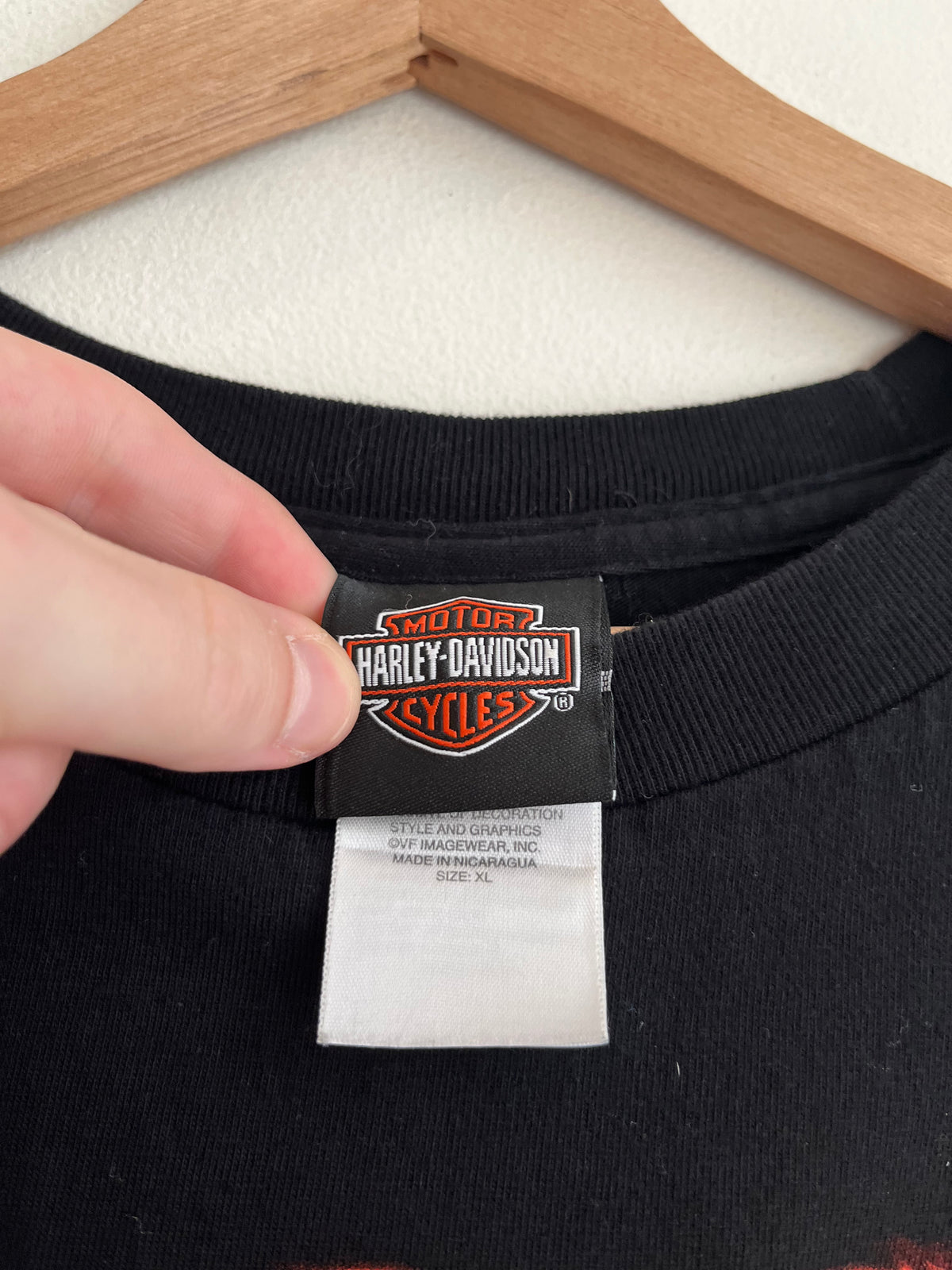 2010 Harley Davidson Twin Cities Flames Graphic Tee (XL)