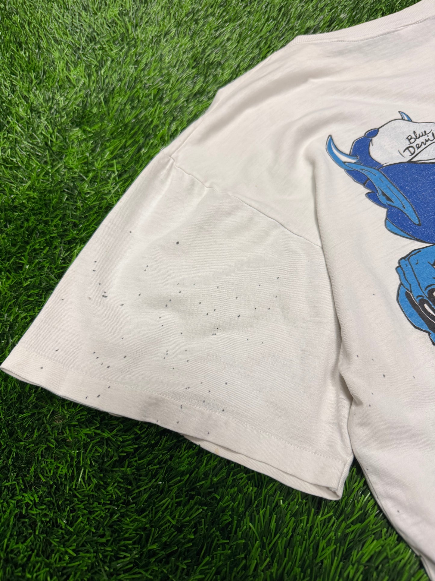 1993 Duke University Blue Devils Cartoon Mascots Vintage Tee (XL)