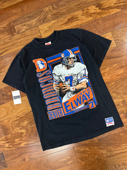90s Denver Broncos Vintage John Elway Tee (L)