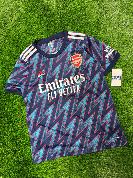 Arsenal Kieran Tierney #3 Adidas Third Jersey Emirates 2021-22 Kit (S)