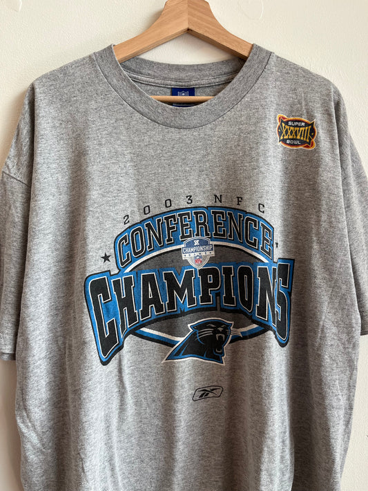2003 Carolina Panthers Conference Champions Tee (XL)