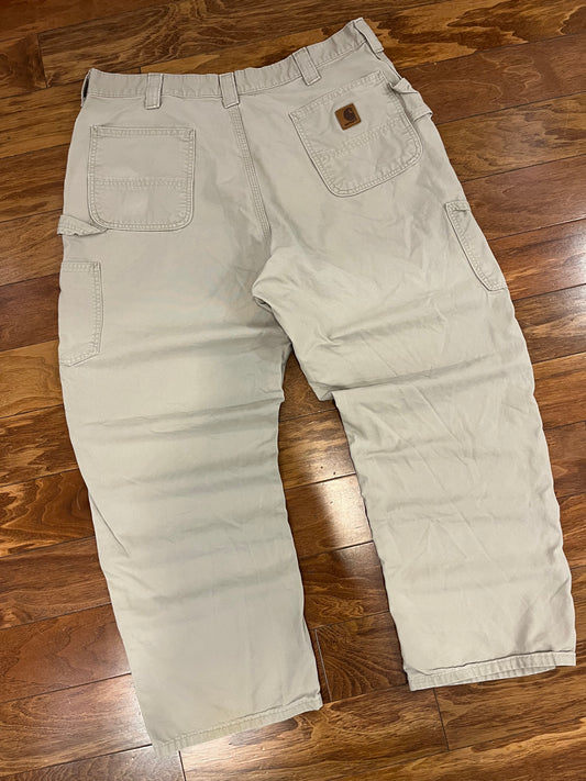 Carhartt Khaki Carpenter Pants (40 x 30)
