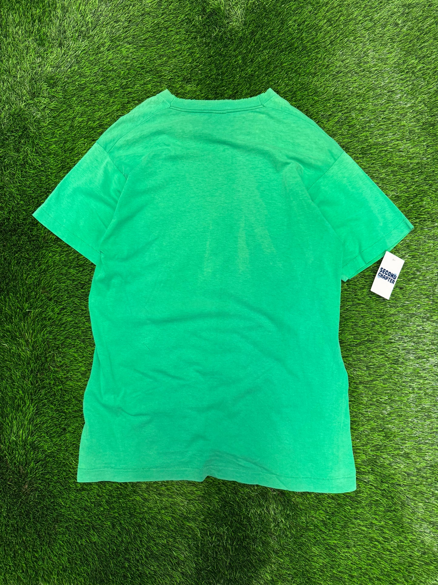1990 Boston Celtics Larry Bird Vintage NBA Salem Distressed Tee (XL)