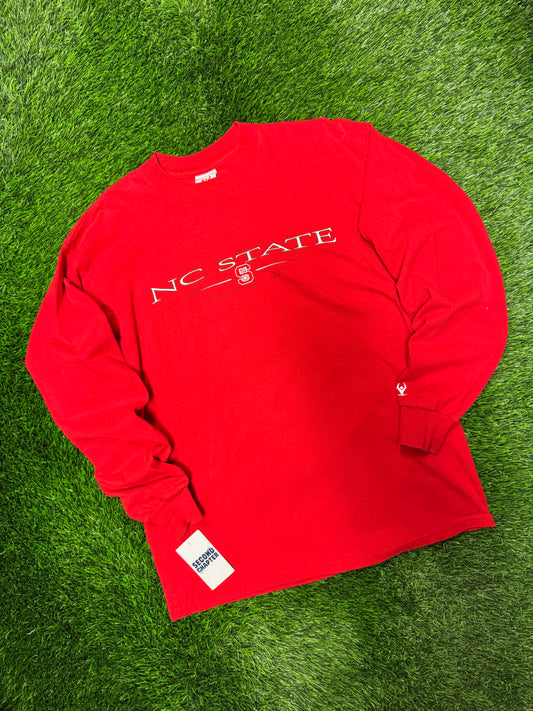 00s NC State University (NCSU) Long Sleeve Tee