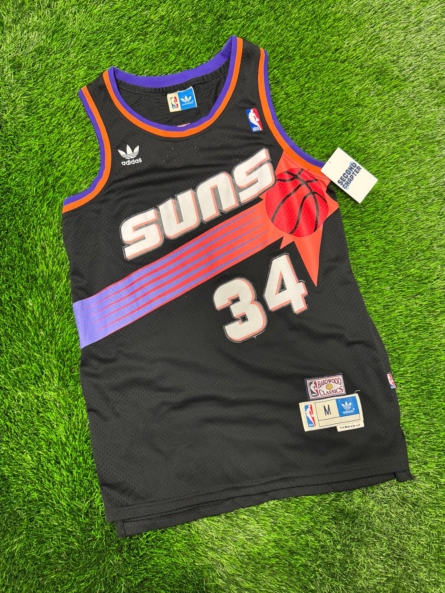 Phoenix Suns Charles Barkley #34 Adidas Hardwood Classics NBA Jersey (M)