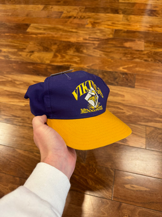 90s Minnesota Vikings Signatures Spell Out Hat (OS)