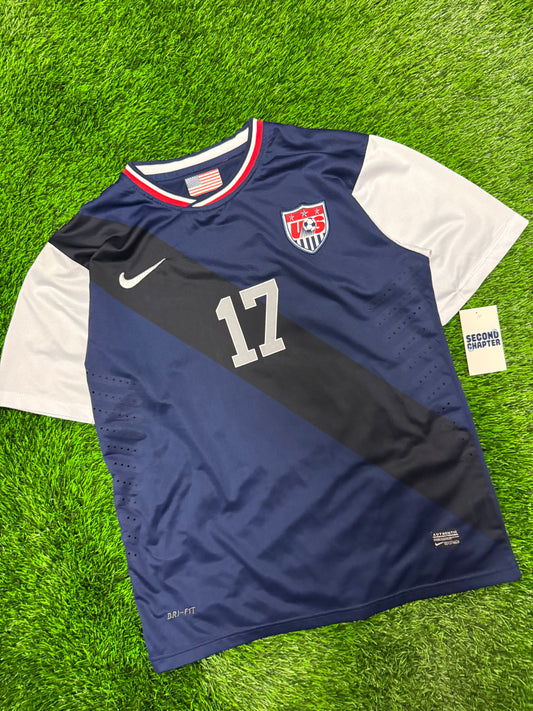 USA Nike Jozy Altidore #17 Away Soccer Jersey 2011-12 Kit (M)