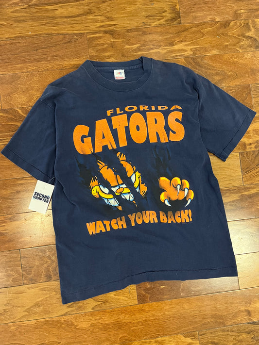 90s Florida Gators Garfield "Watch Your Back" Tee (L)
