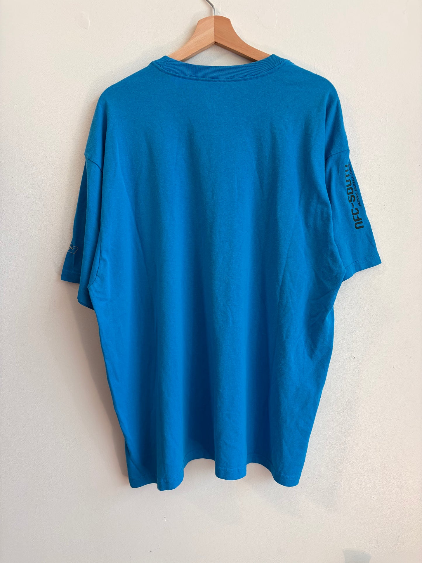 00s Carolina Panthers Football Blue NFC South Tee (XL)