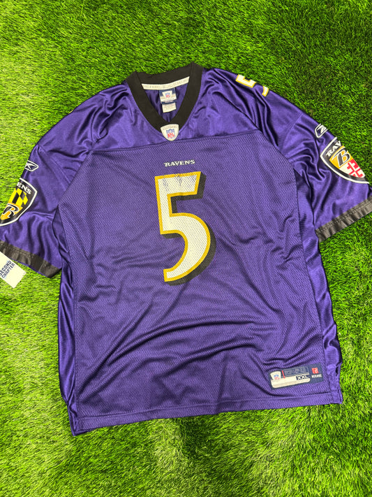 Baltimore Ravens Joe Flacco #5 Reebok Jersey (XXL)