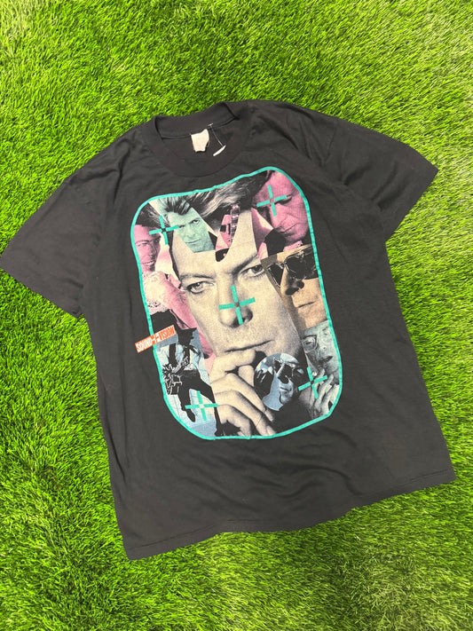 1990 David Bowie Sound Vision Tour Concert Vintage Band Tee (M)