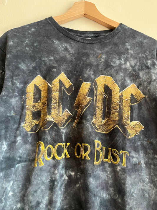 2016 ACDC “Rock or Bust” Tie Dye Music Tour Tee (M)