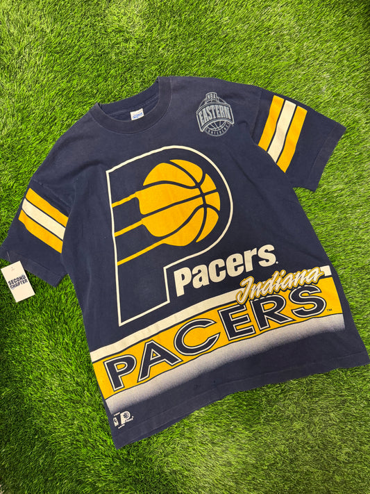 90s Indiana Pacers Vintage Salem AOP Tee (XL)