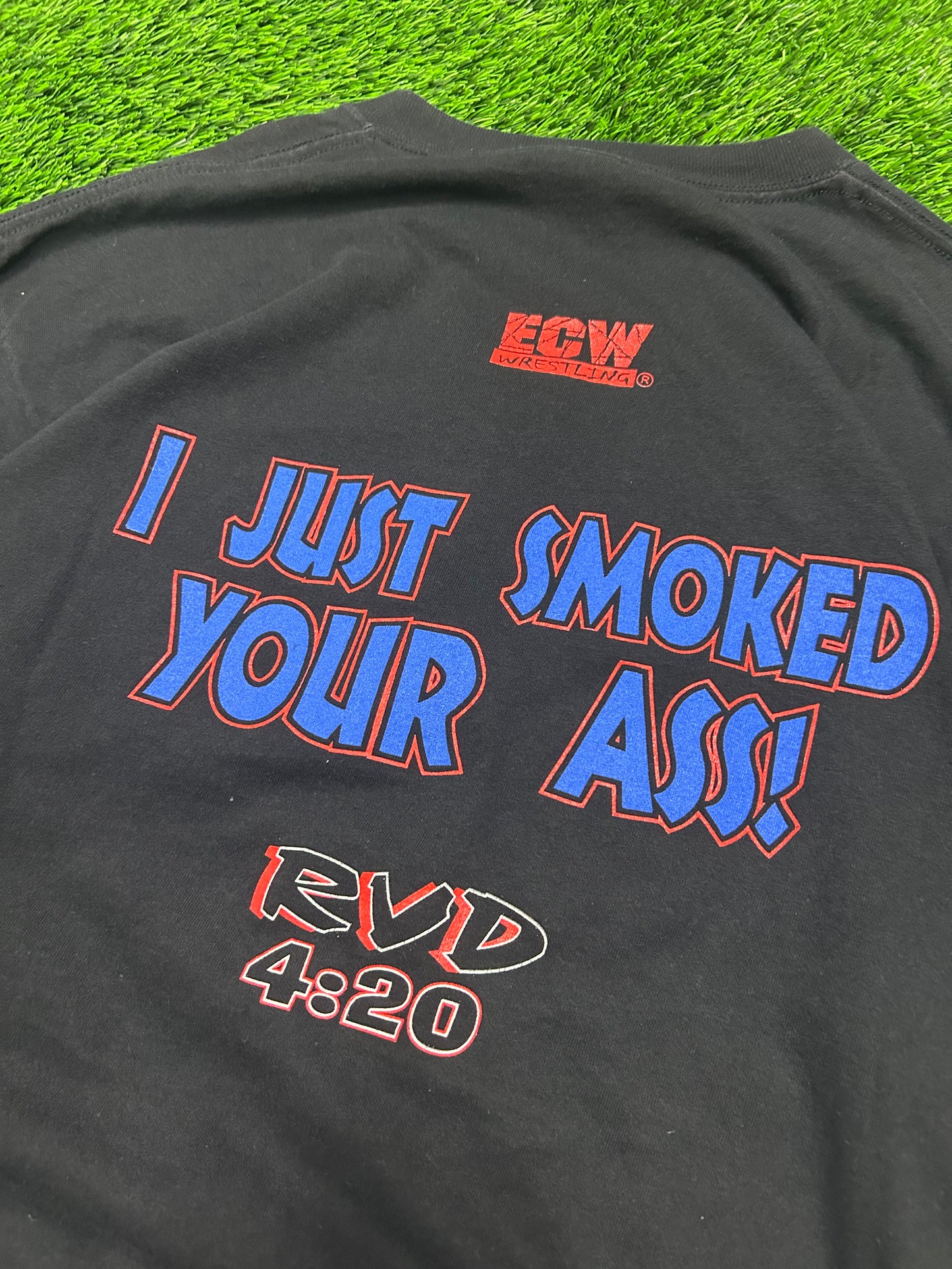 90s Ron Van Dam RVD 4:20 ECW Extreme Championship Wrestling Vintage Grail Tee (XL)