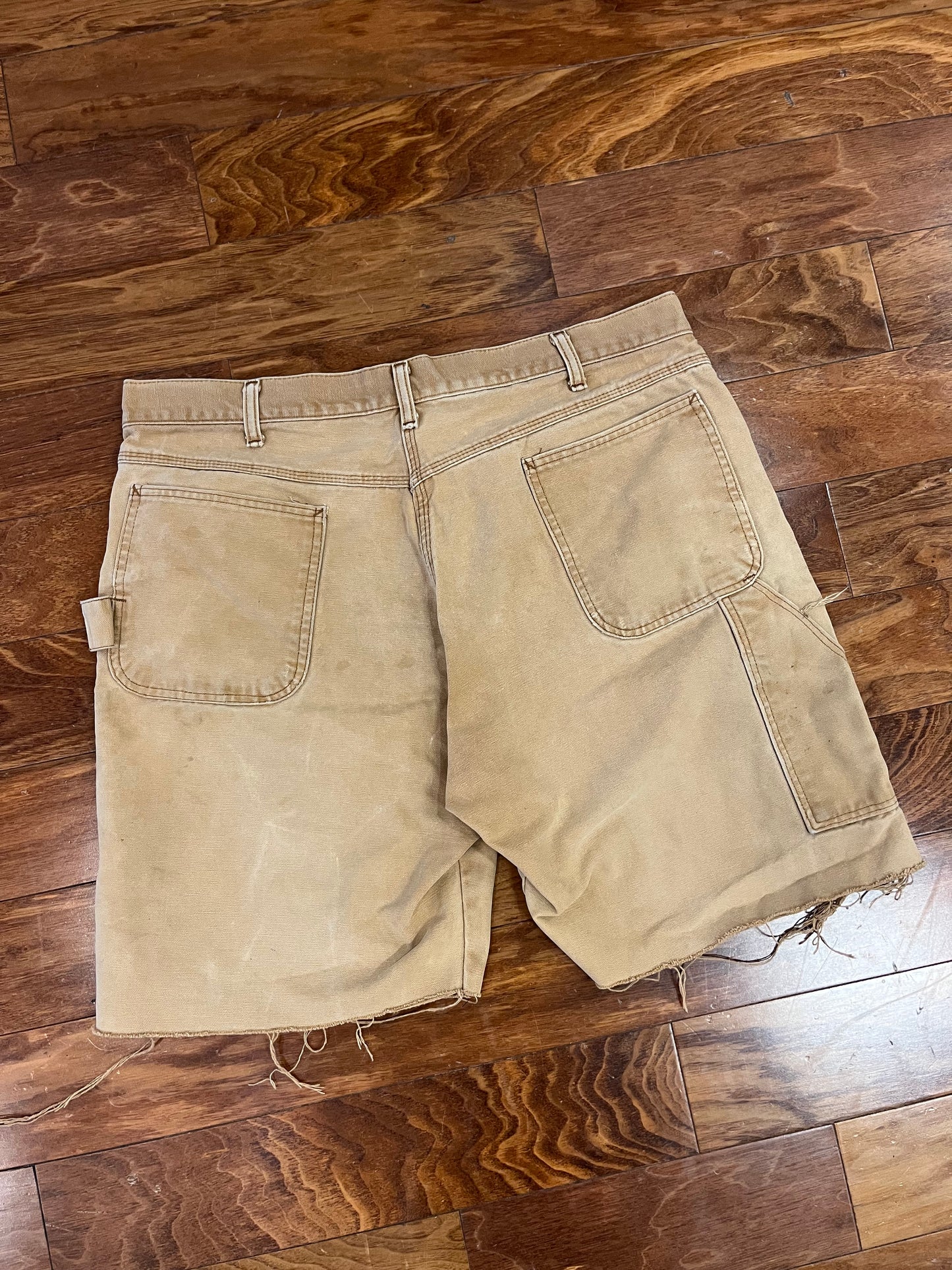 90s Pointer Brand Tan Carpenter Shorts (38)