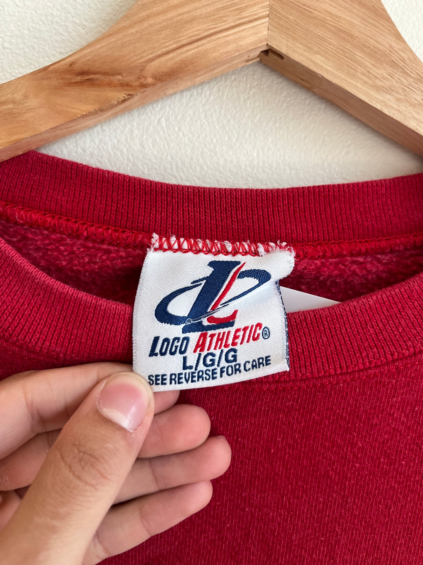 90s Kansas City Chiefs NFL Logo Athletic Crewneck (L)