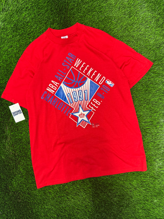 1991 All Star Weekend Vintage Logo 7 Tee (XL)